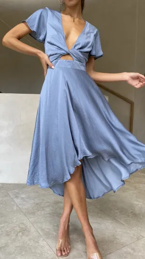 Sunny Daze Dress - Steel Blue Billy J