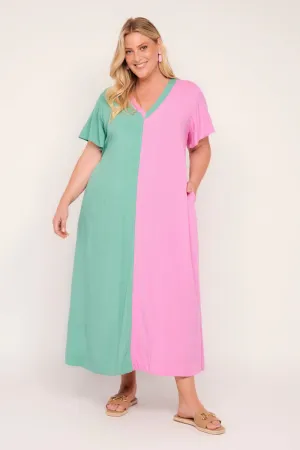 Tamryn Dress in Duo Delight Adrift