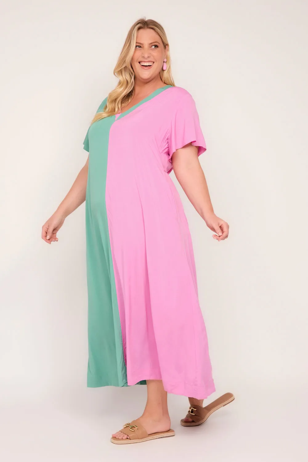 Tamryn Dress in Duo Delight Adrift