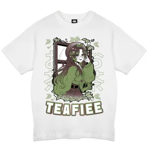 Teafiee Greenery White T-Shirt