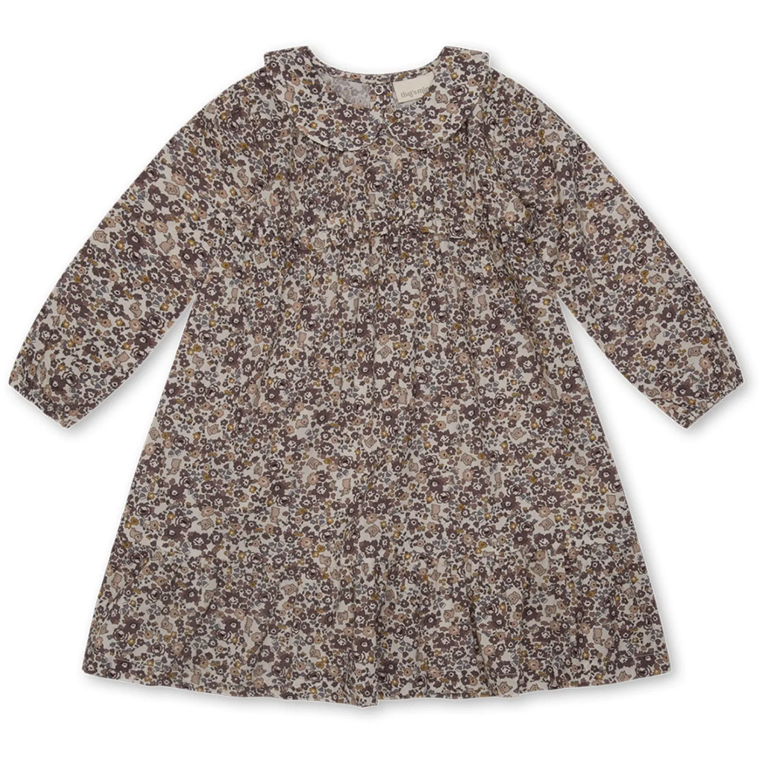 That's Mine Flora Bunnies Rose Taupe Natascha Dress