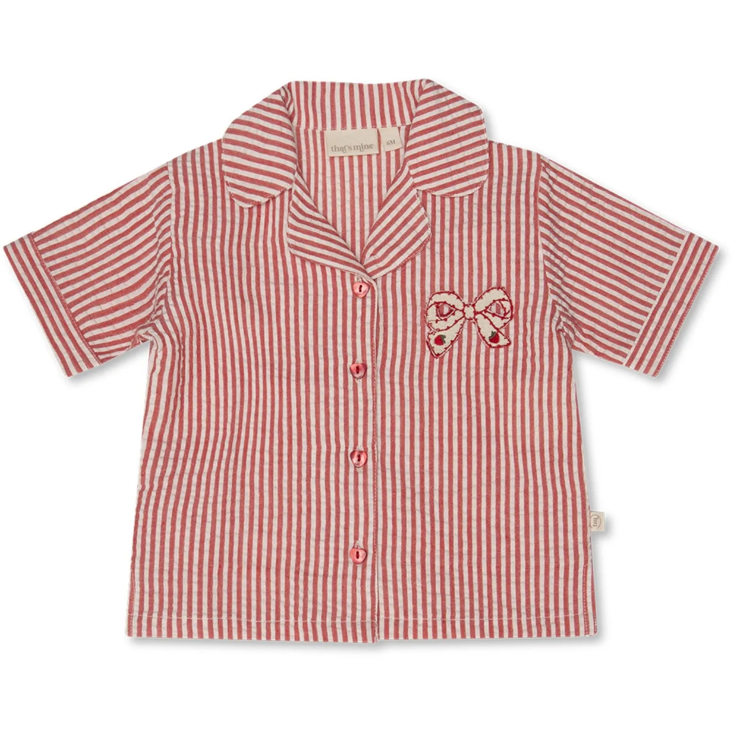 That's Mine Red Stripe Ino Shirt