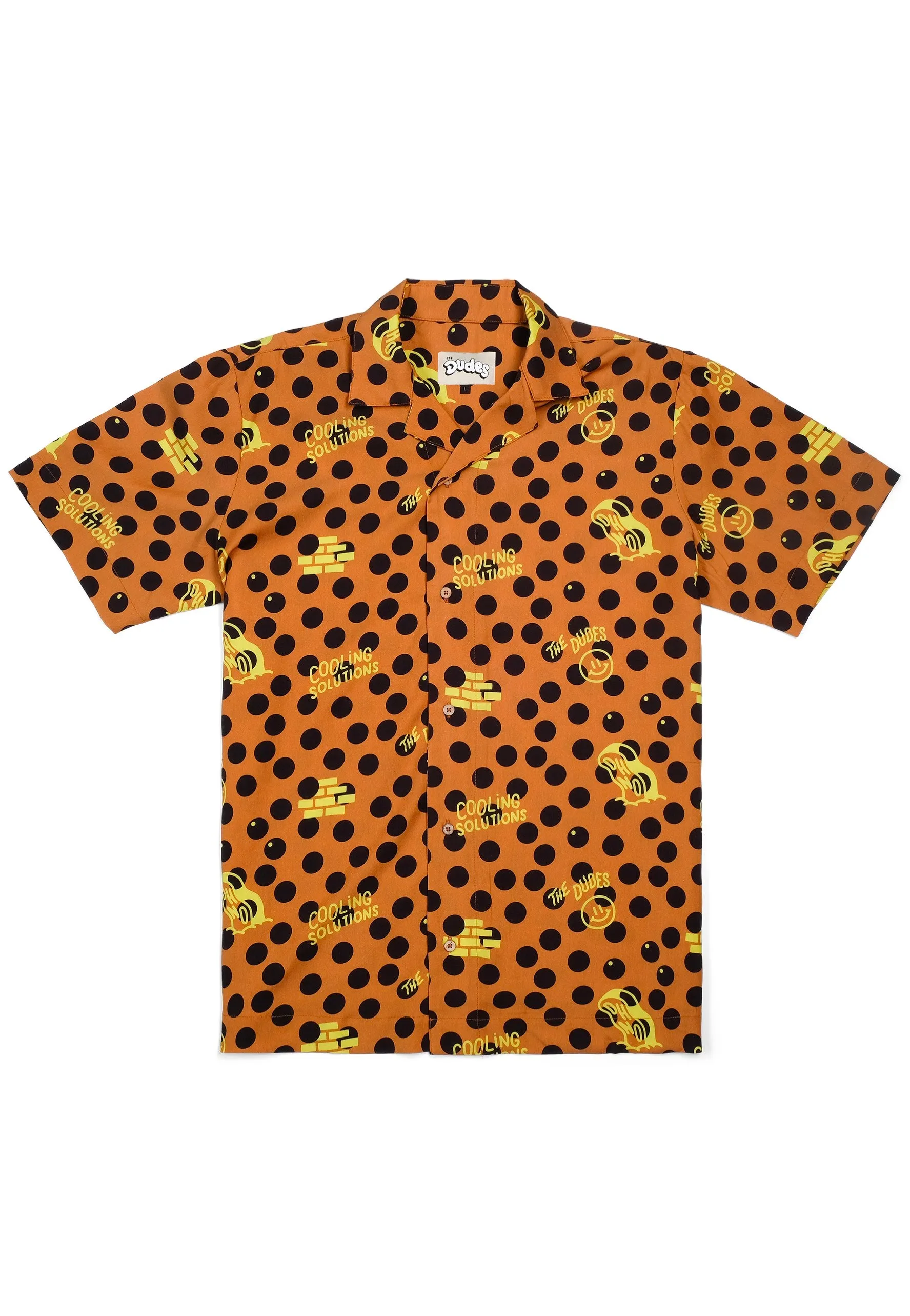 The Dudes - Polkadoods Hawaiian Orange - Shirt