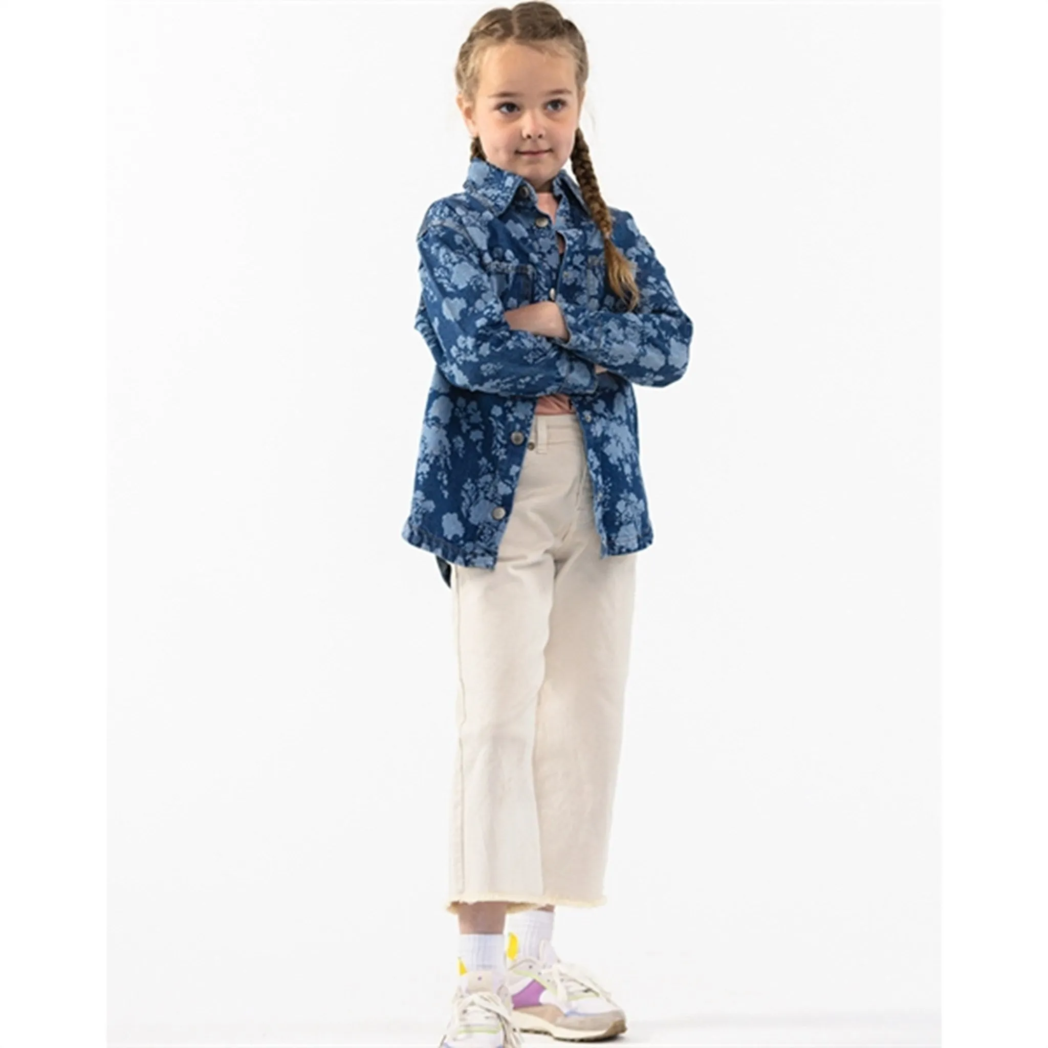 THE NEW Blue Denim Florana Denim Shirt