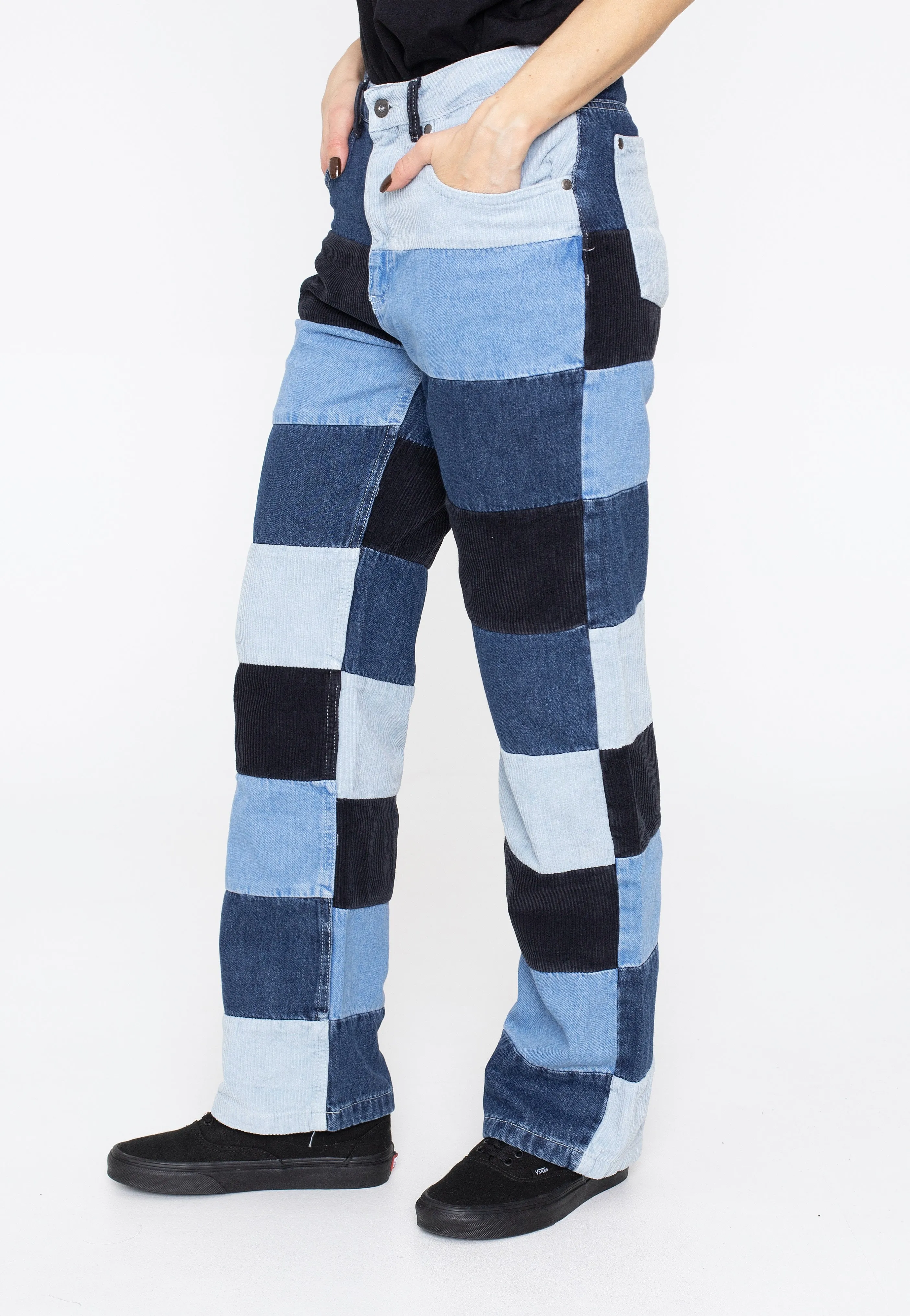 The Ragged Priest - Mixed Cord & Denim Dad Multi - Jeans
