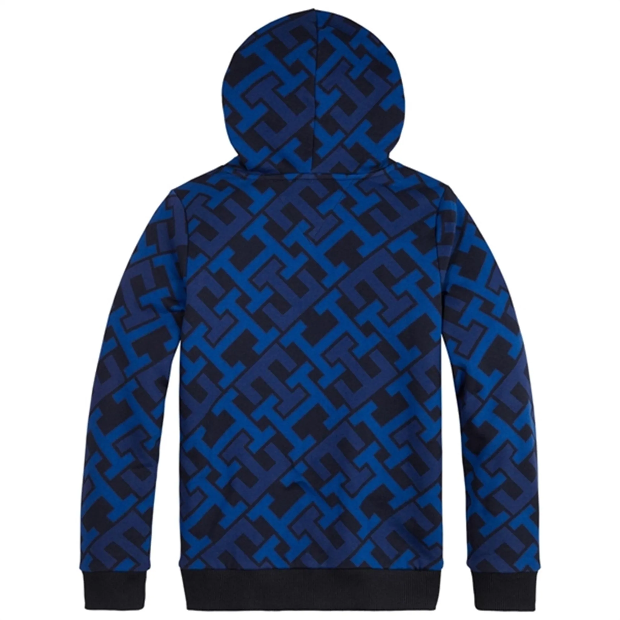 Tommy Hilfiger AOP Monogram Logo Hoodie Desert Sky Tonal