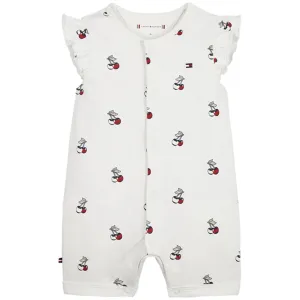 Tommy Hilfiger Baby Waffle Onesie Cherry Allover