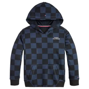 Tommy Hilfiger Checker Board Hoodie Blue / Checkerboard
