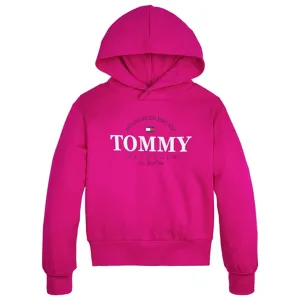 Tommy Hilfiger Foil Graphic Hoodie Eccentric Magenta