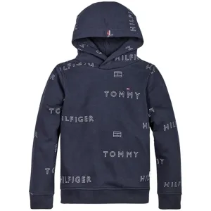 Tommy Hilfiger Logo Repeat Hoodie Desert Sky