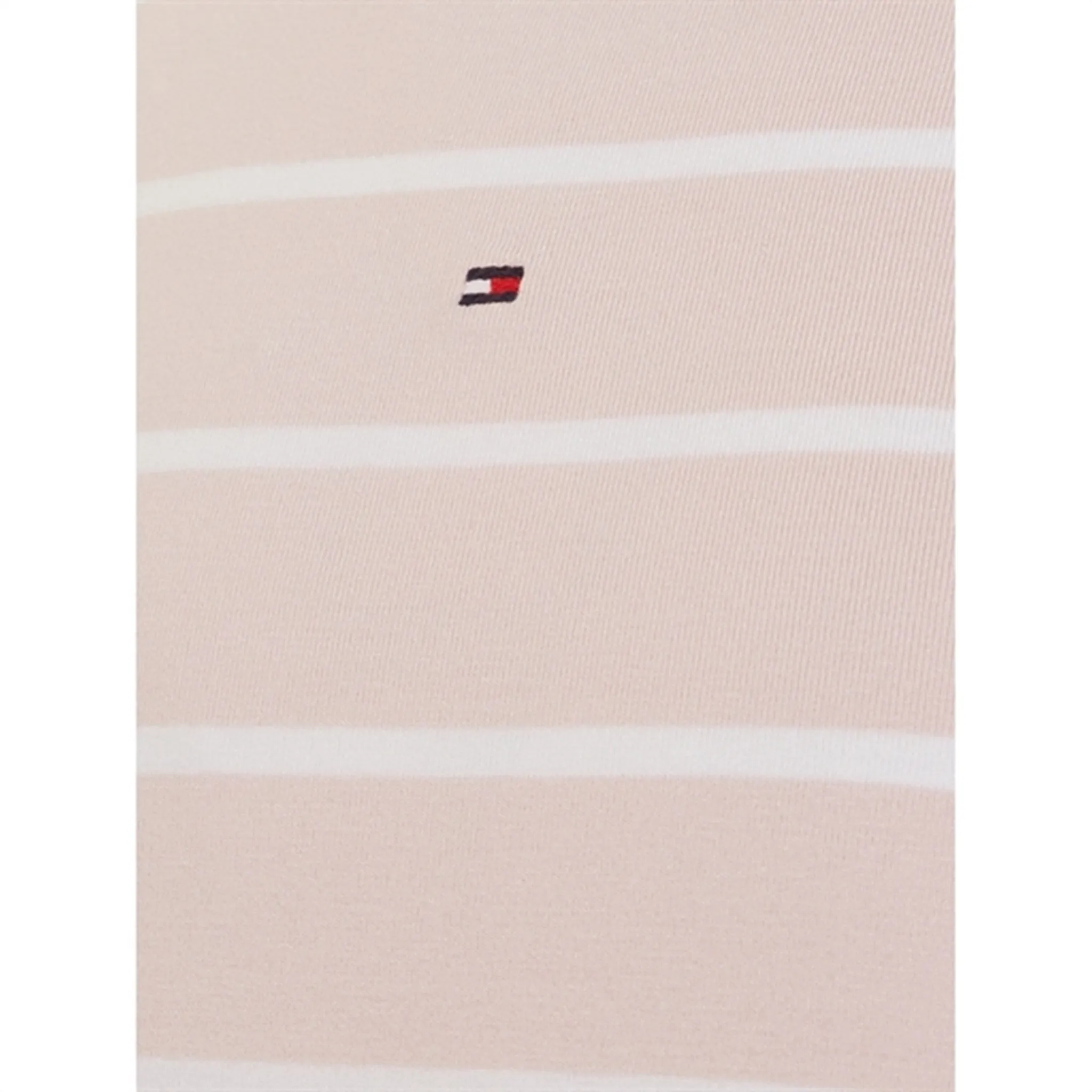 Tommy Hilfiger Peplum Stripe Blouse Whimsy Pink Stripe