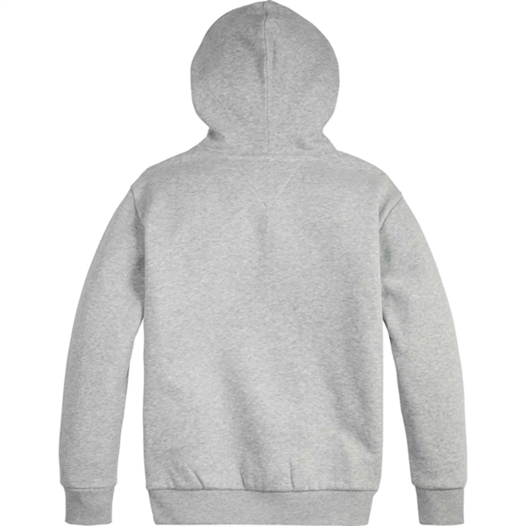 Tommy Hilfiger Tommy Towelling Patch Hoodie Light Grey Heather