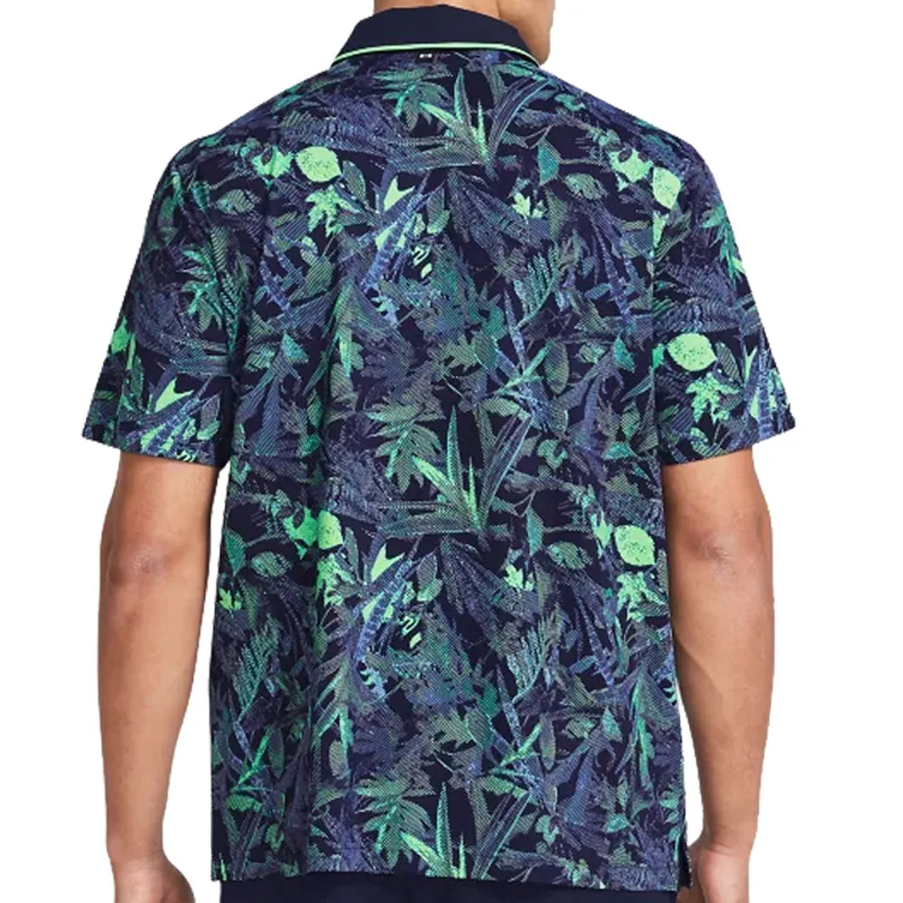 Under Armour Iso-Chill Edge Polo Shirt - Midnight Navy/Matrix Green/Matrix Green