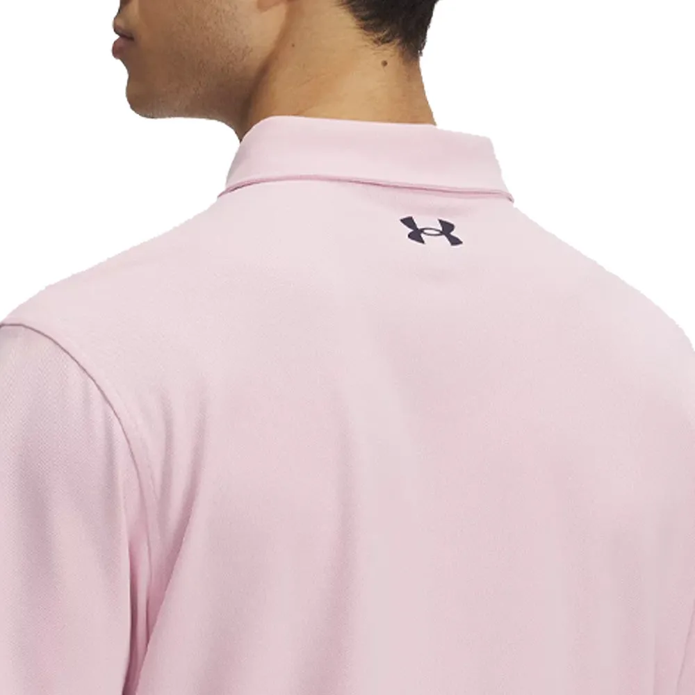 Under Armour T2G Pique Polo Shirt - Prime Pink/Midnight Navy