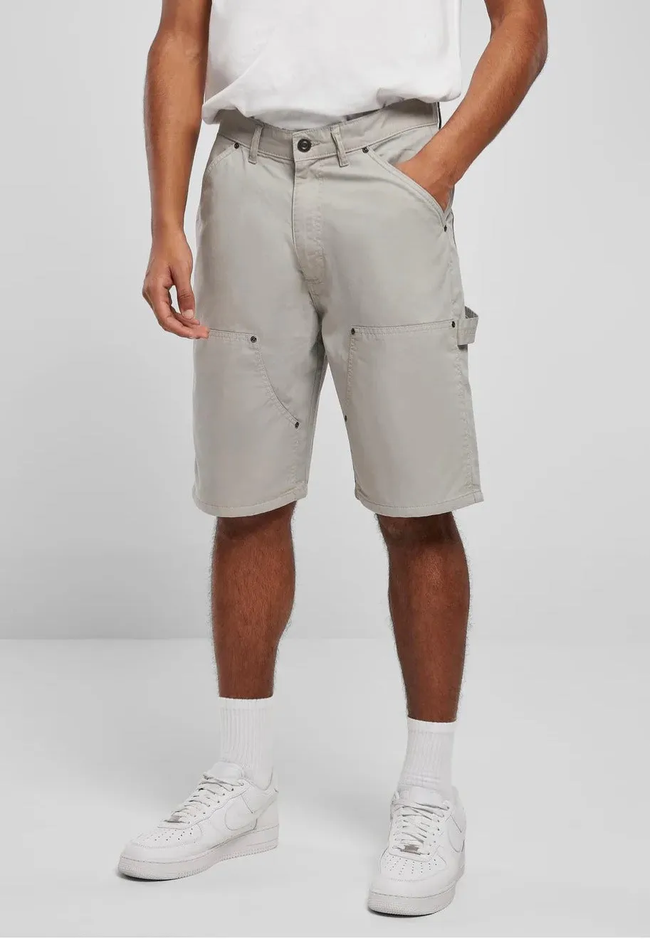 Urban Classics - Double Knee Carpenter Lightasphalt - Shorts