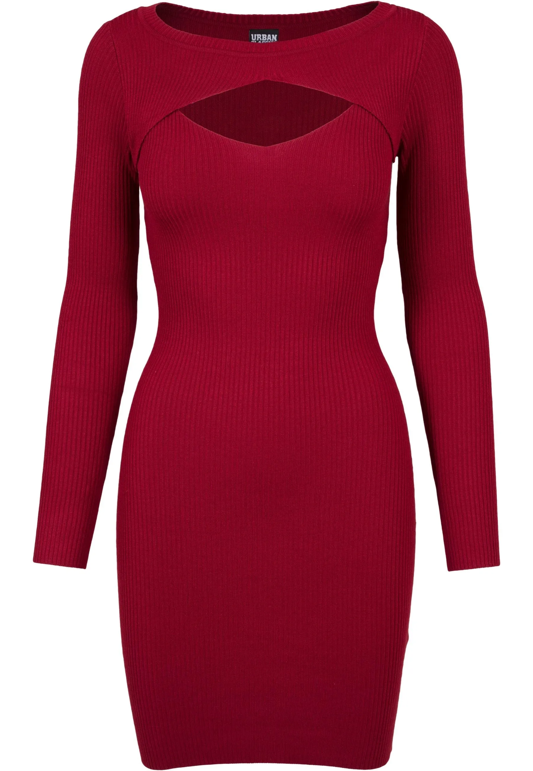 Urban Classics - Ladies Cut Out Burgundy - Dress