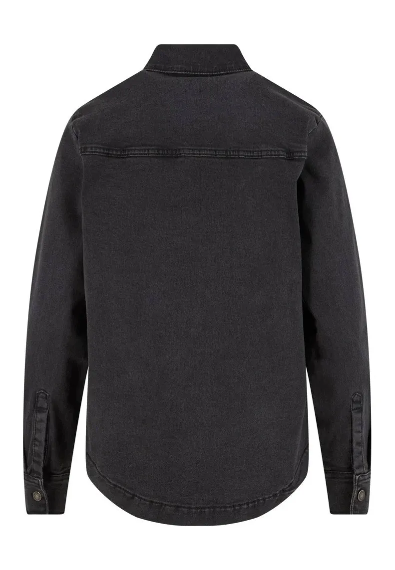 Urban Classics - Ladies Denim Black Washed - Shirt