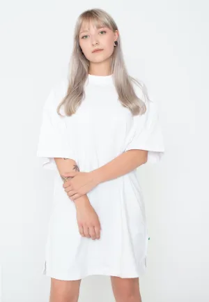Urban Classics - Ladies Organic Heavy Oversized Tee White - Dress