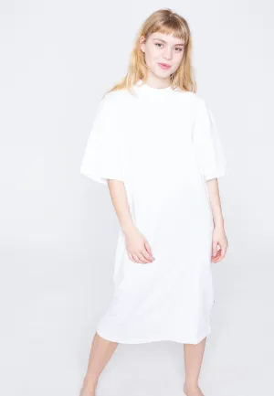 Urban Classics - Ladies Organic Long Oversized White - Dress