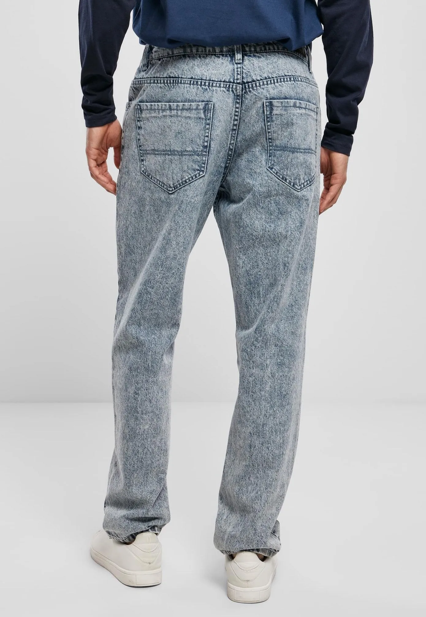 Urban Classics - Loose Fit Light Skyblue Acid Washed - Jeans