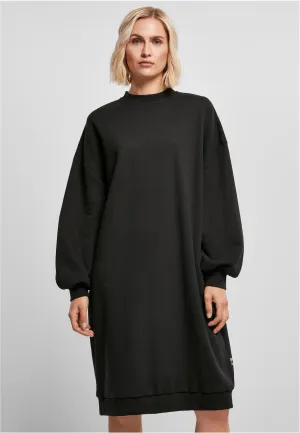 Urban Classics - Organic Oversized Midi Crewneck Black - Dress