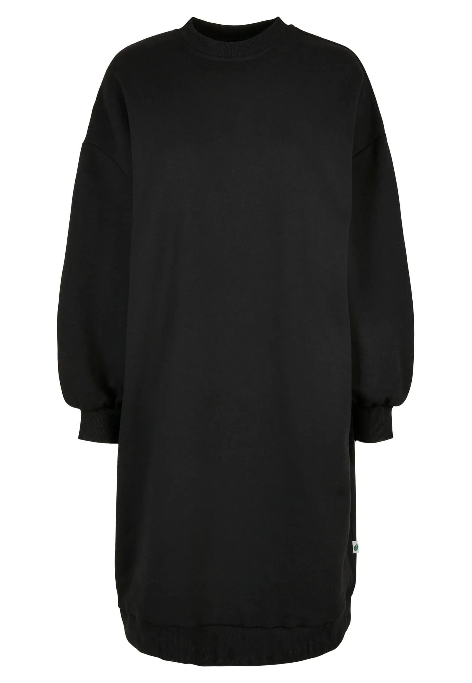 Urban Classics - Organic Oversized Midi Crewneck Black - Dress