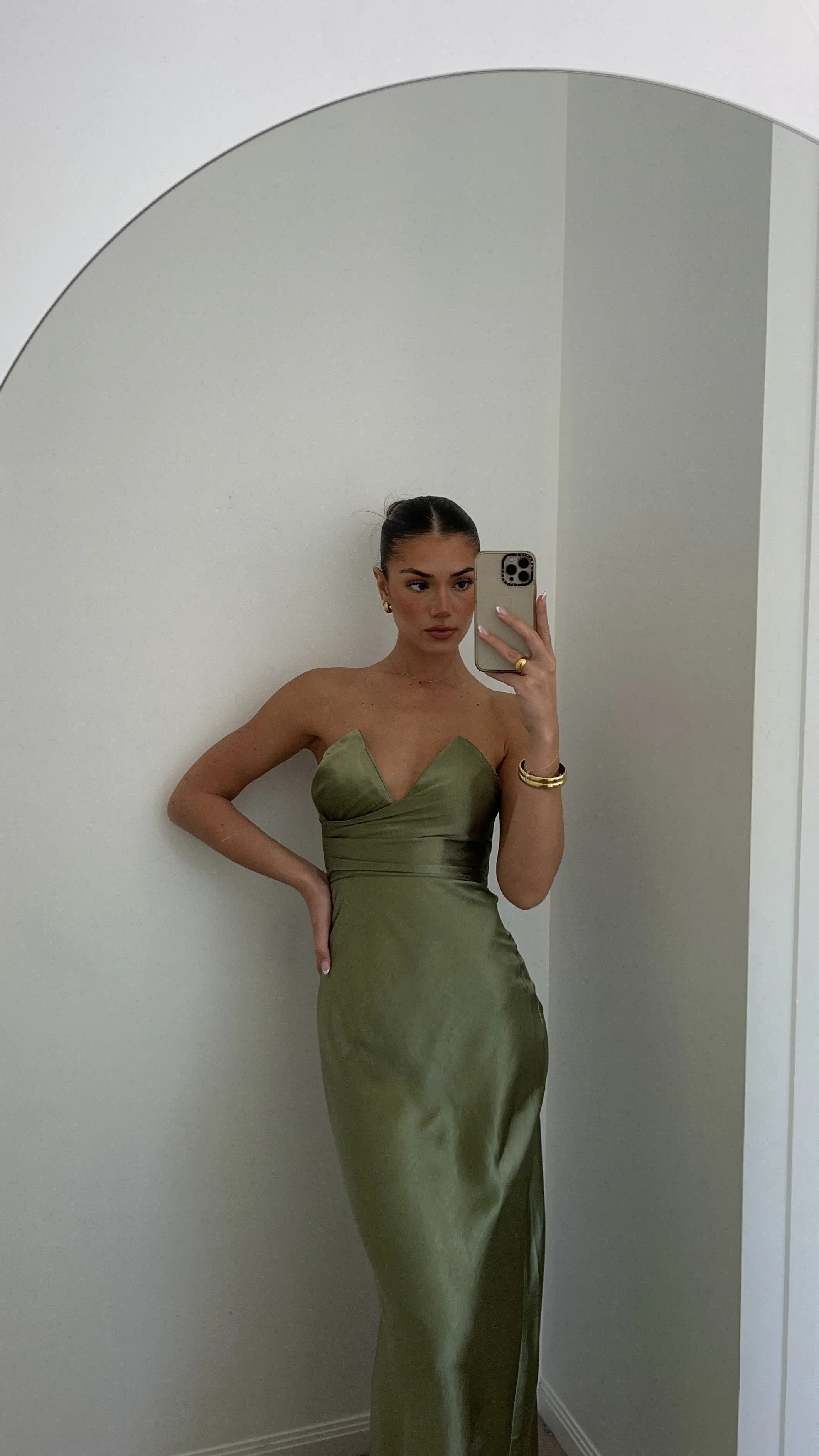 Valerie Maxi Dress - Olive Billy J
