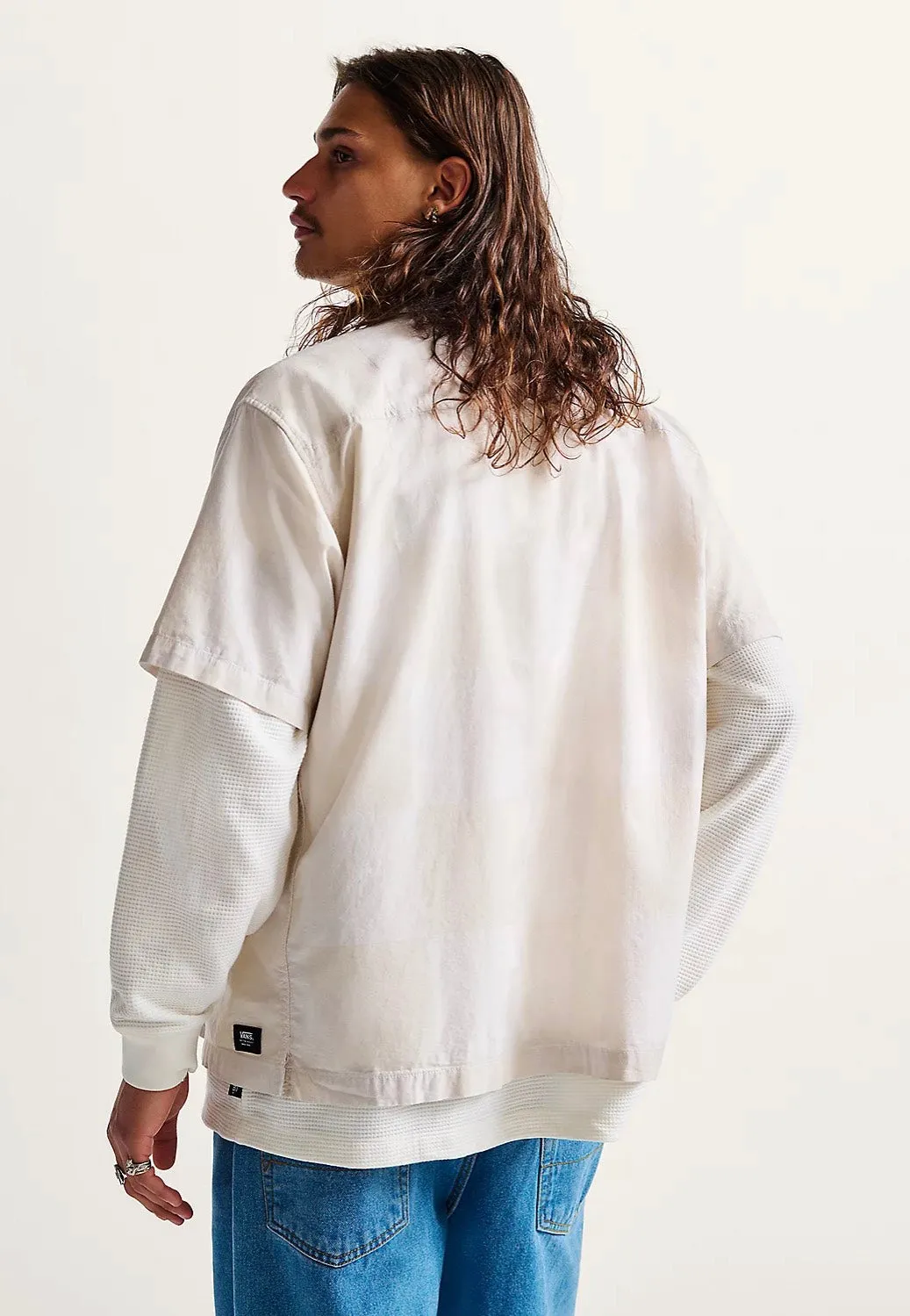 Vans - Kessler Checkerboard Woven White/Marshmallow - Shirt