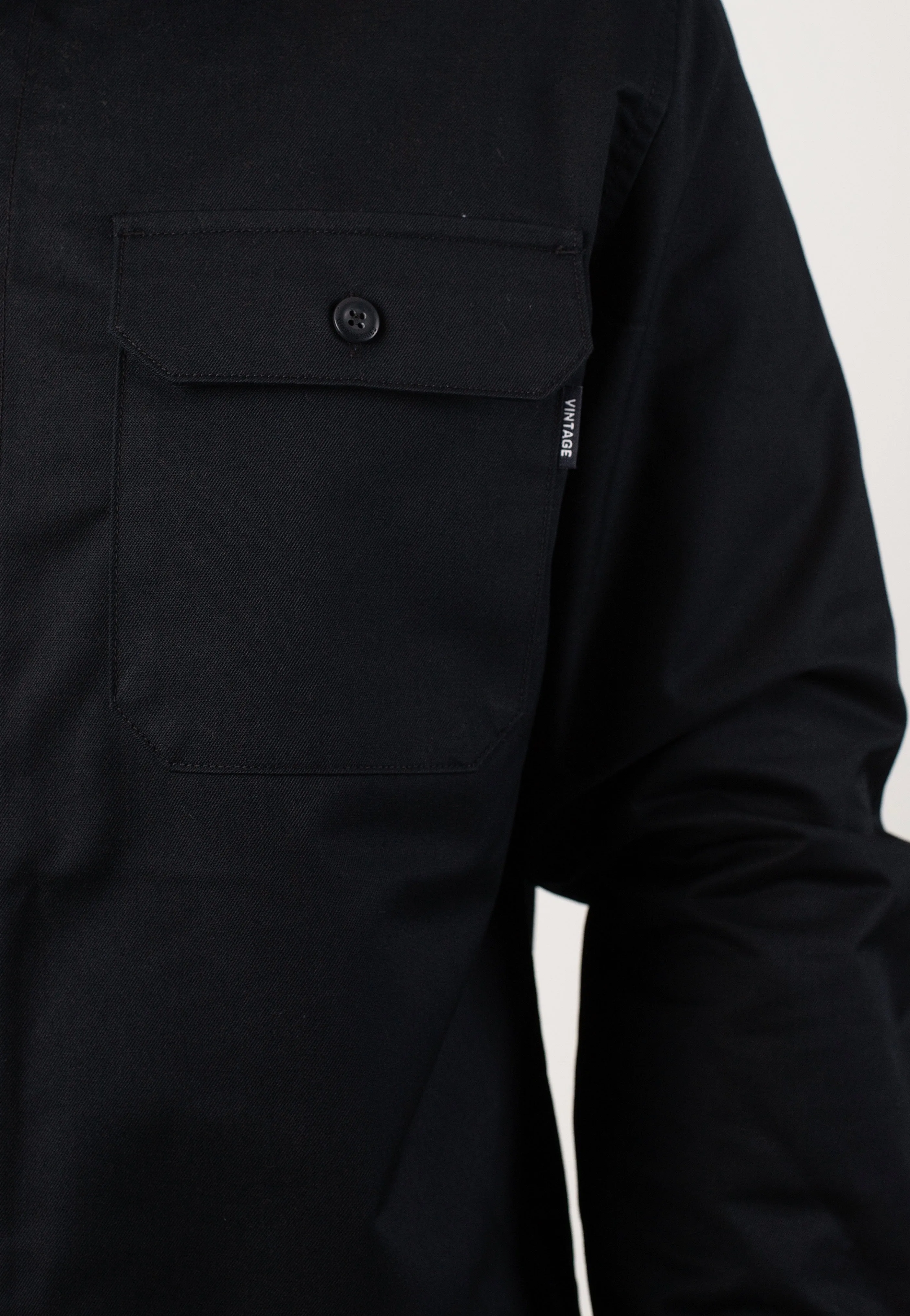 Vintage Industries - Harris Black - Shirt