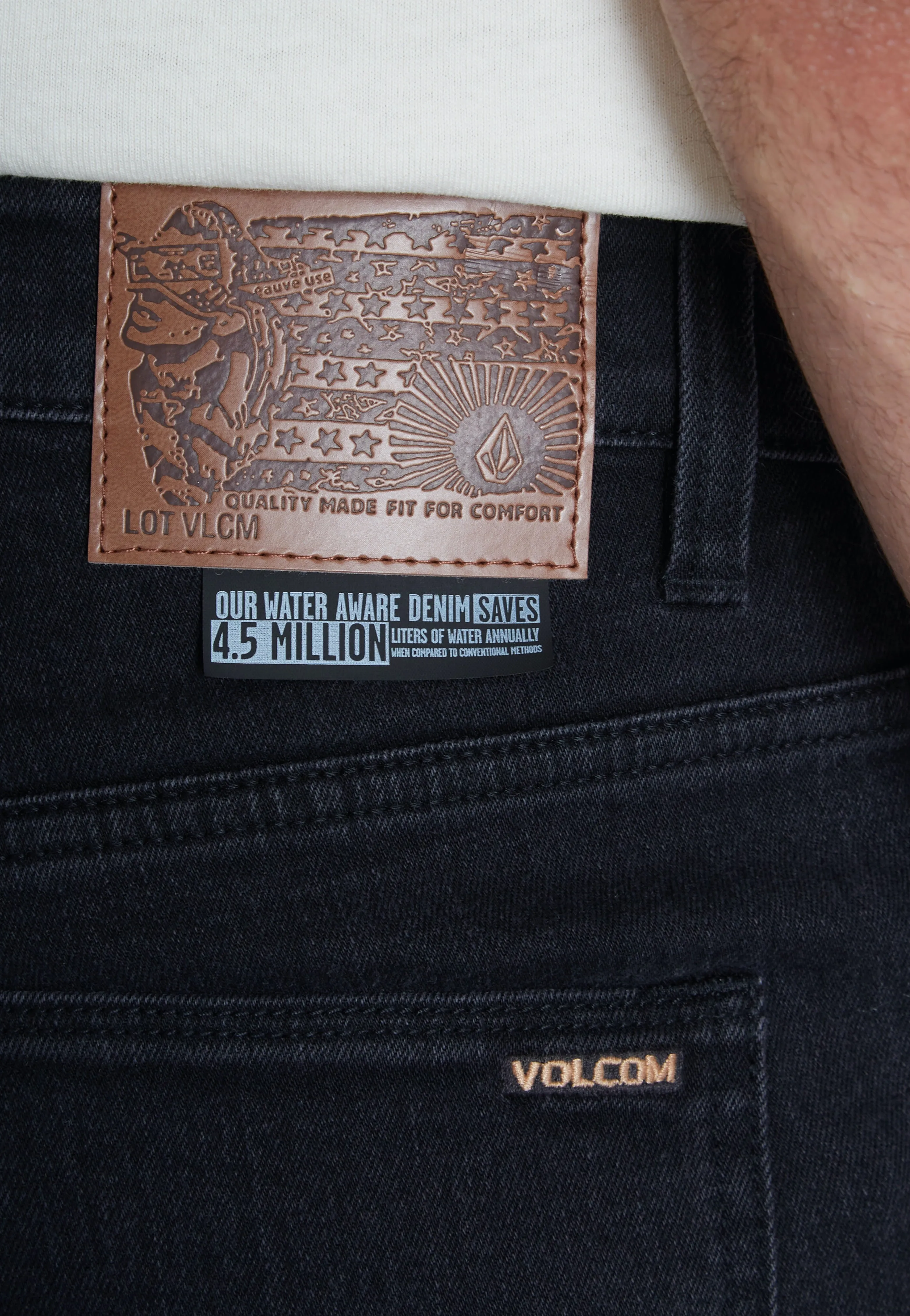 Volcom - Solver Denim Black Out - Jeans