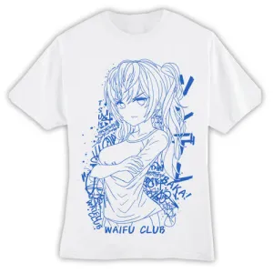 Waifu Club Tsundere Graffiti Anime T-Shirt