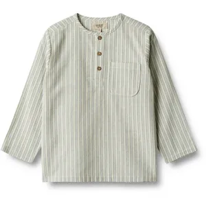 Wheat Aquablue Stripe Shirt Bjrk