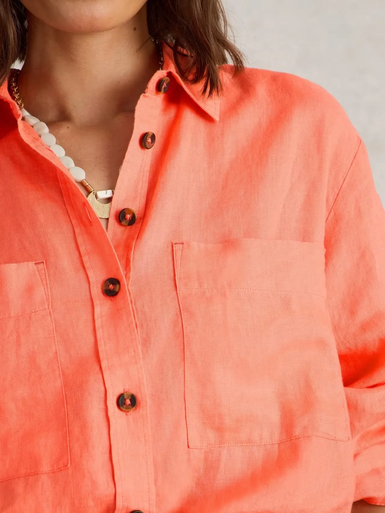 White Stuff Lydia Linen Shirt