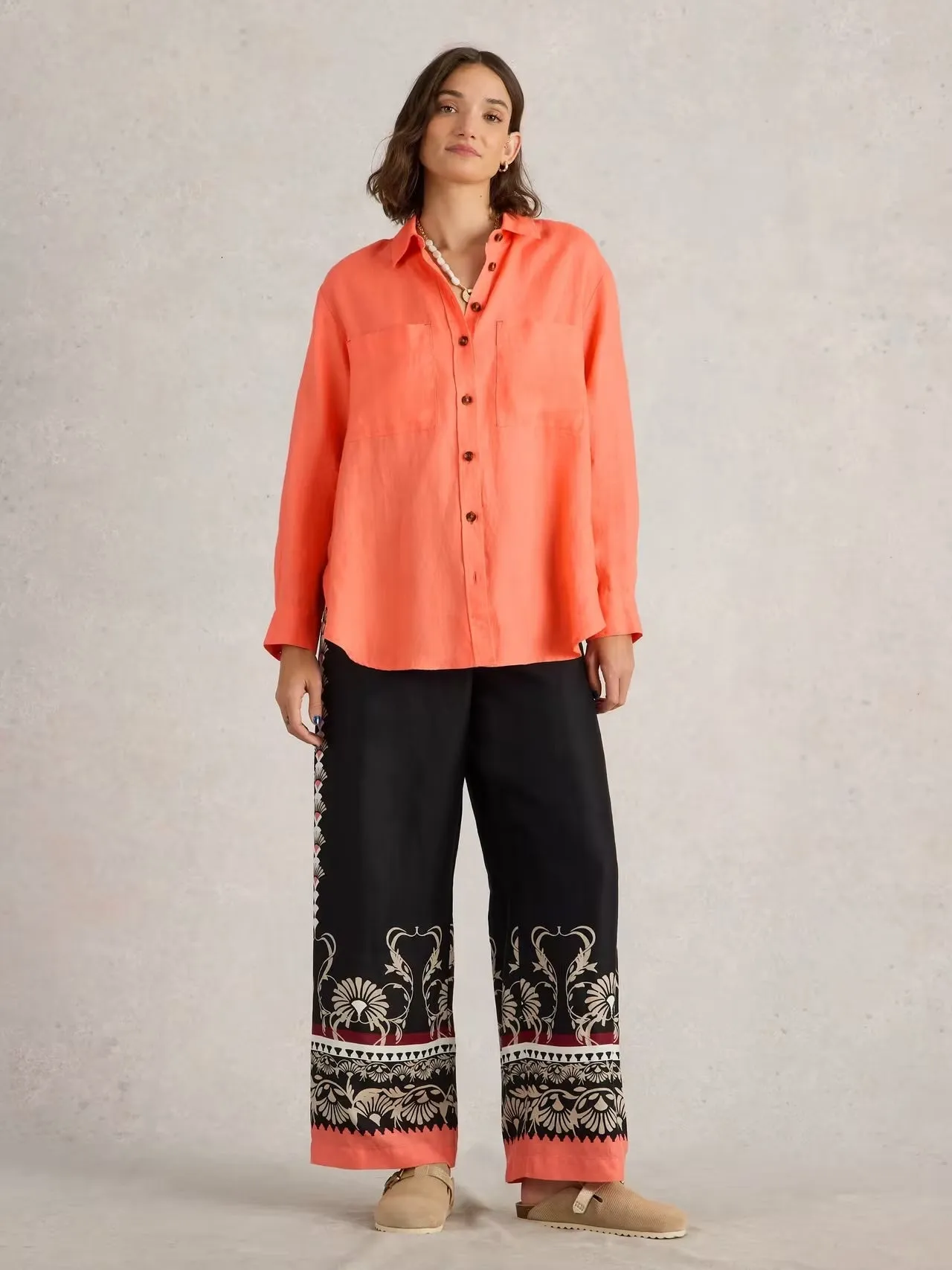 White Stuff Lydia Linen Shirt
