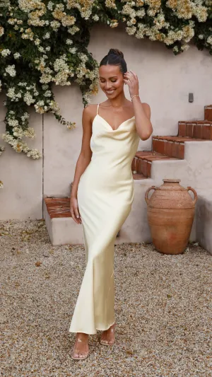 Willow Maxi Dress - Yellow Billy J
