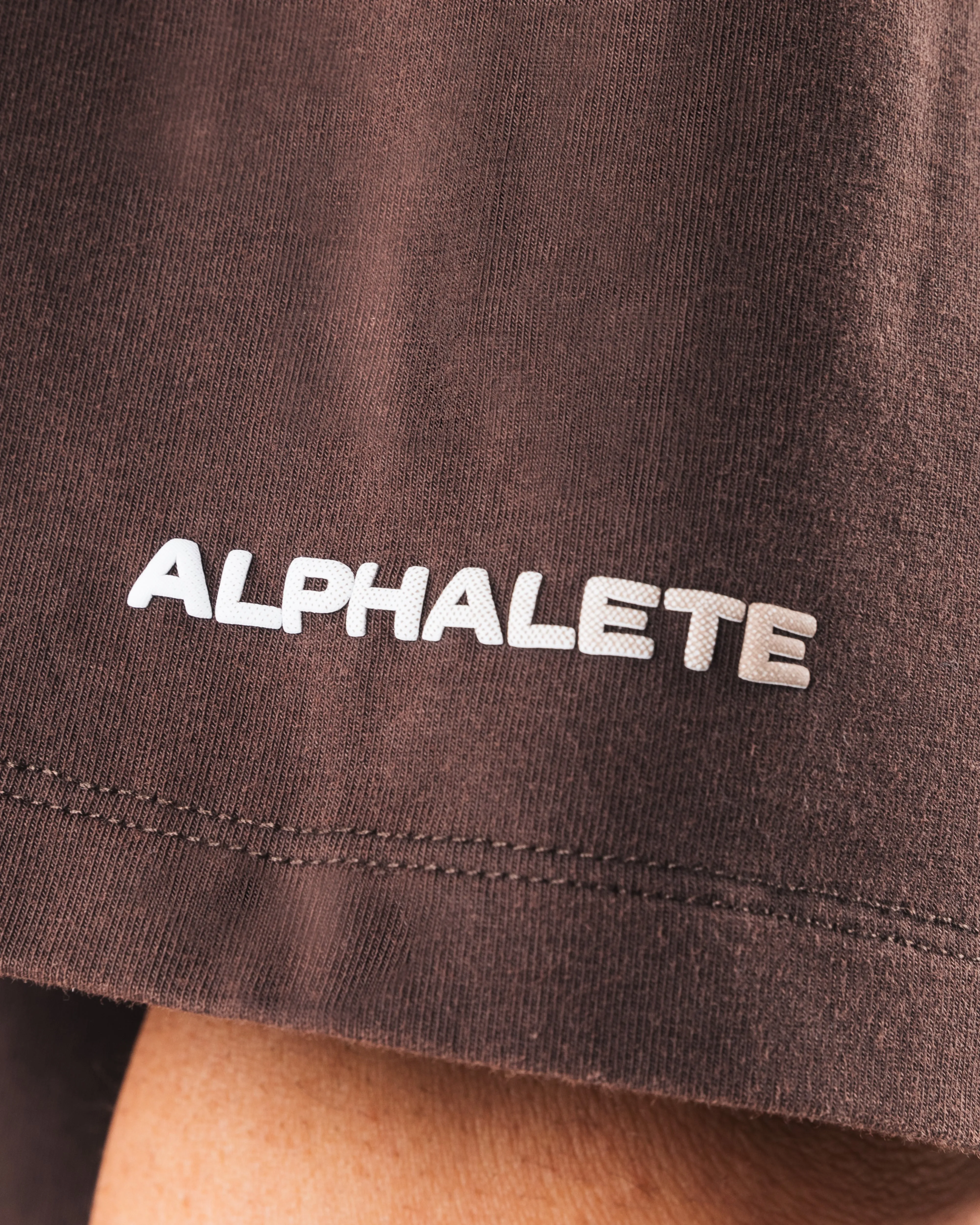 Wolf Crop Tee - Cashmere Alphalete Athletics