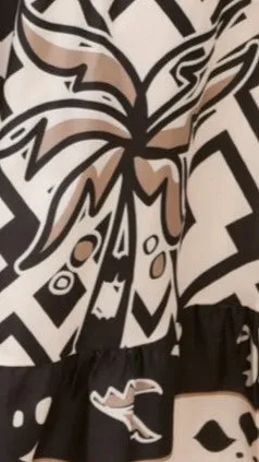 Zabella Maxi Dress - Siena Print Billy J