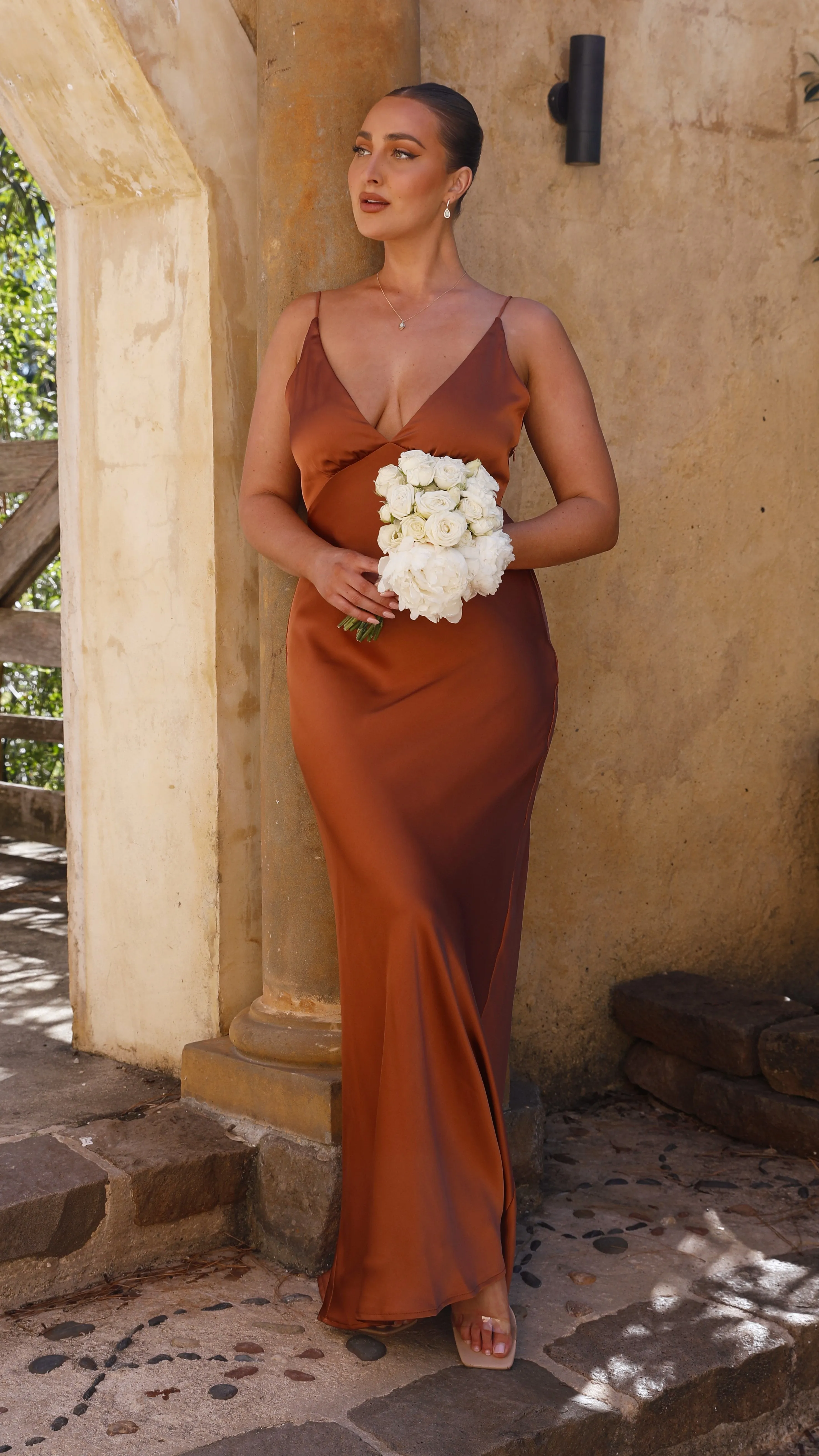 Ziah Maxi Dress - Copper Billy J