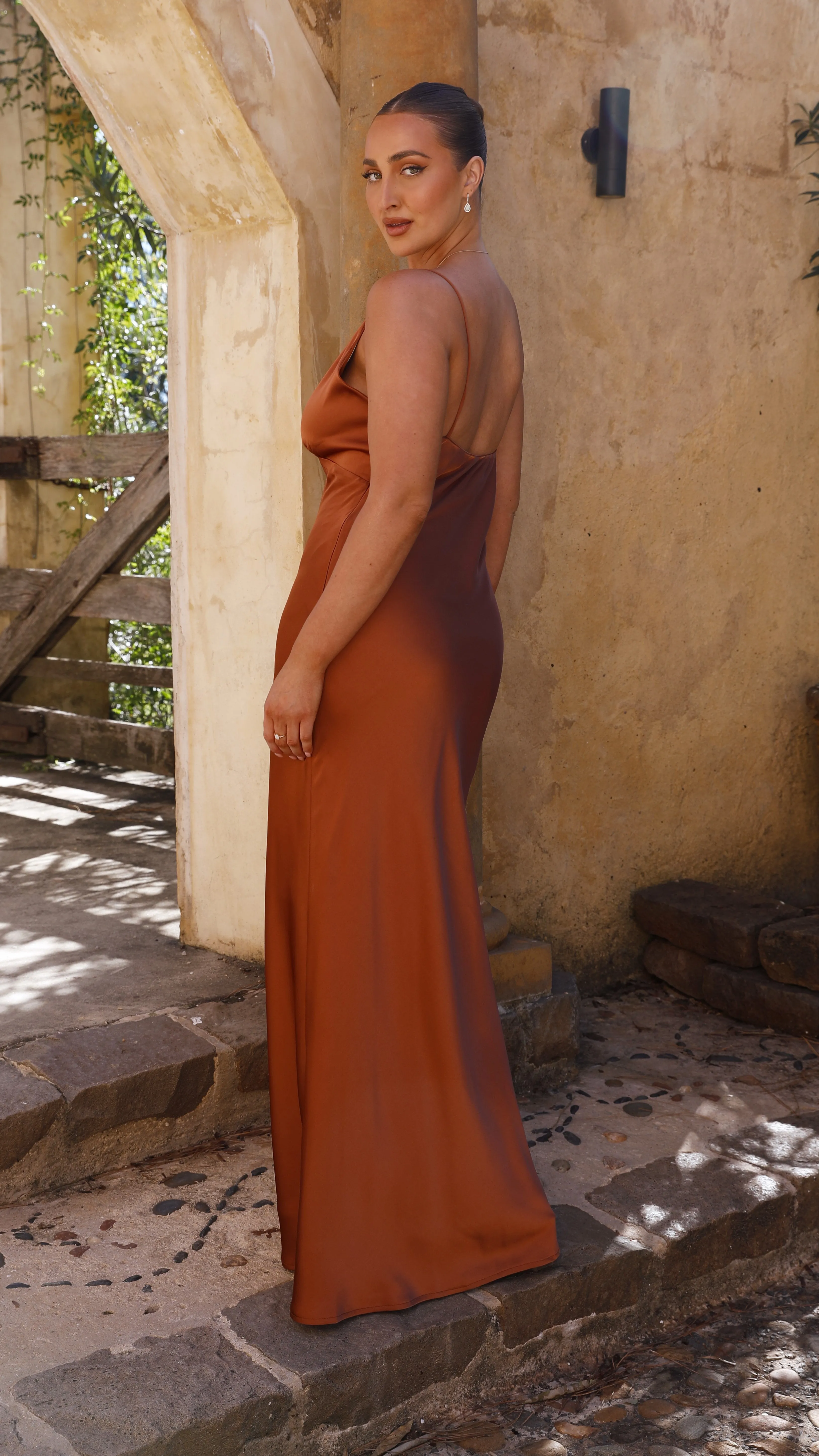 Ziah Maxi Dress - Copper Billy J