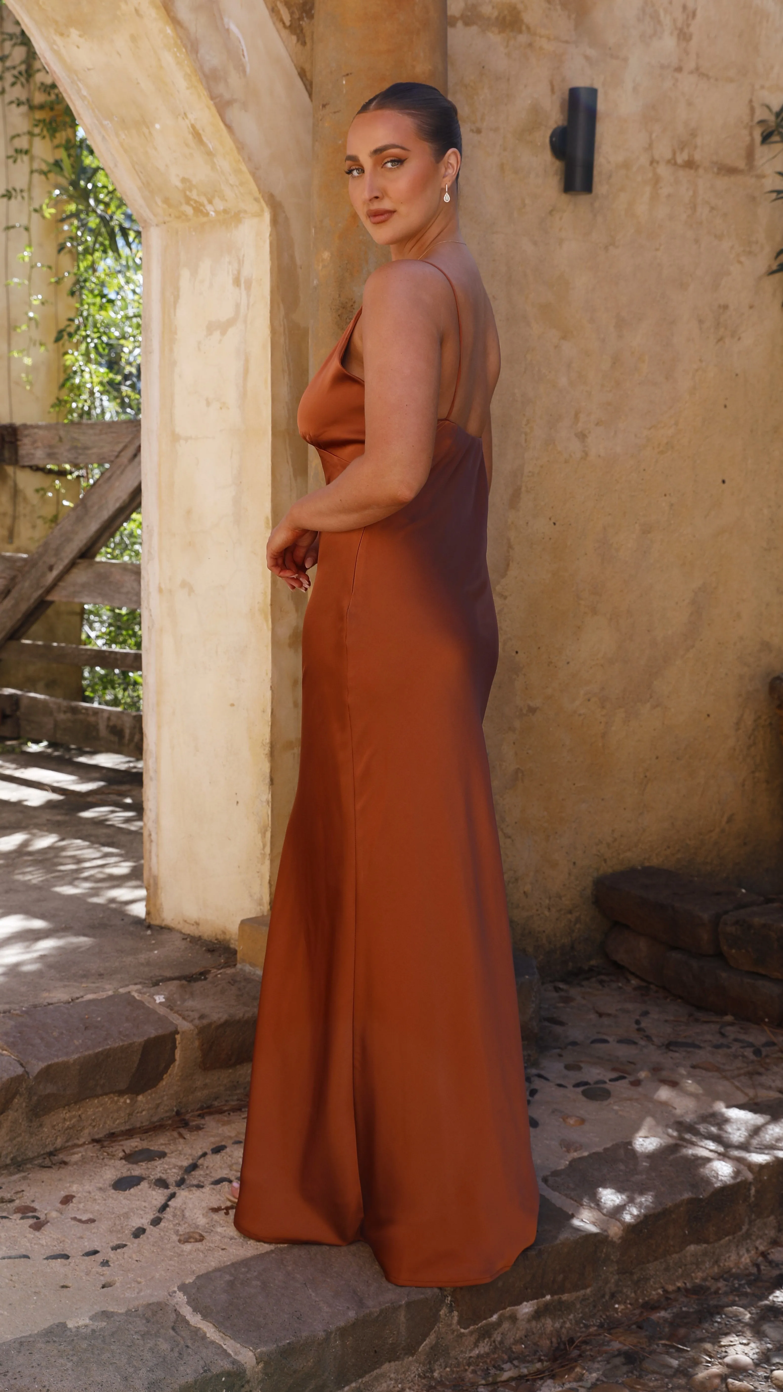 Ziah Maxi Dress - Copper Billy J