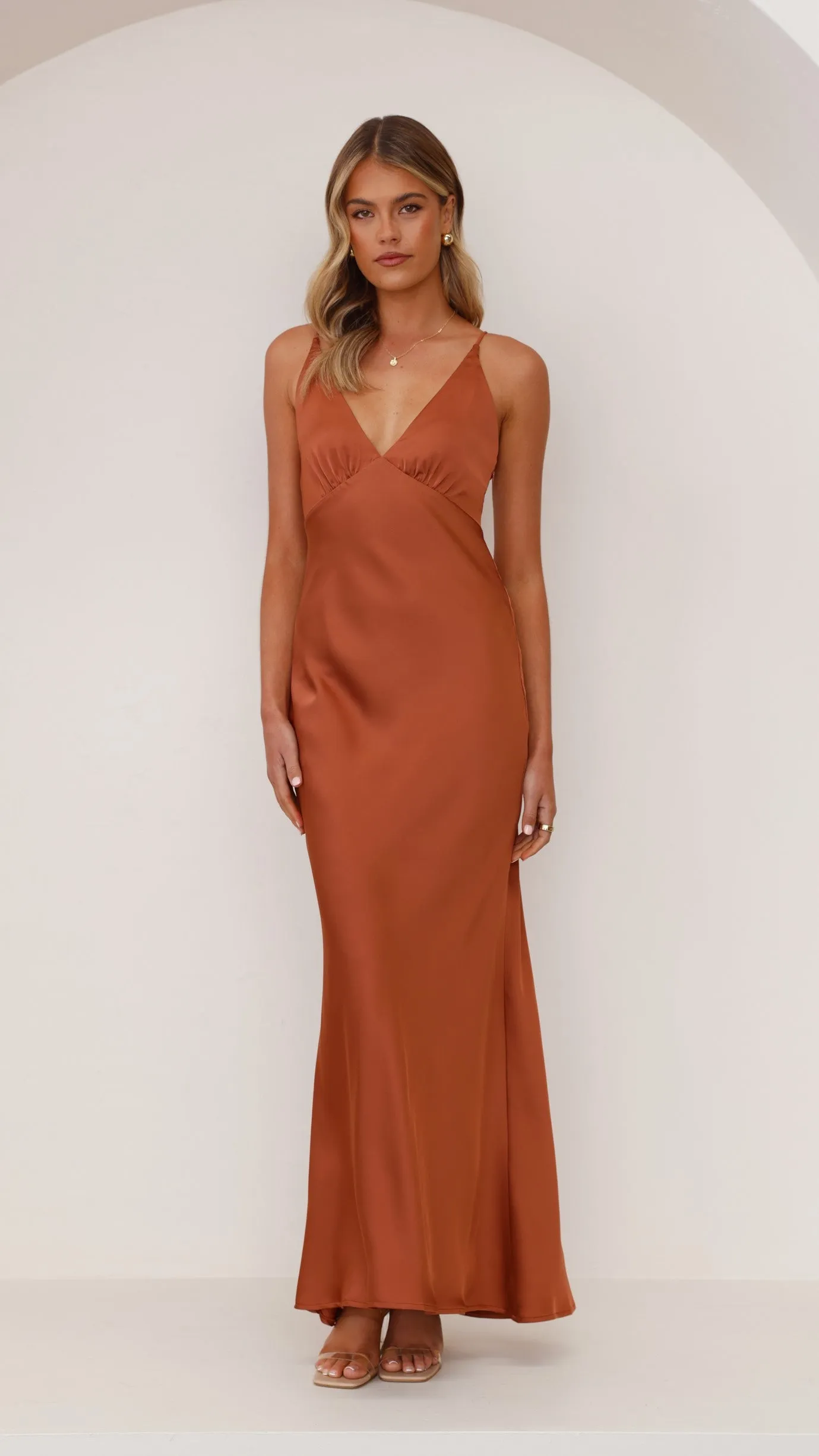 Ziah Maxi Dress - Copper Billy J