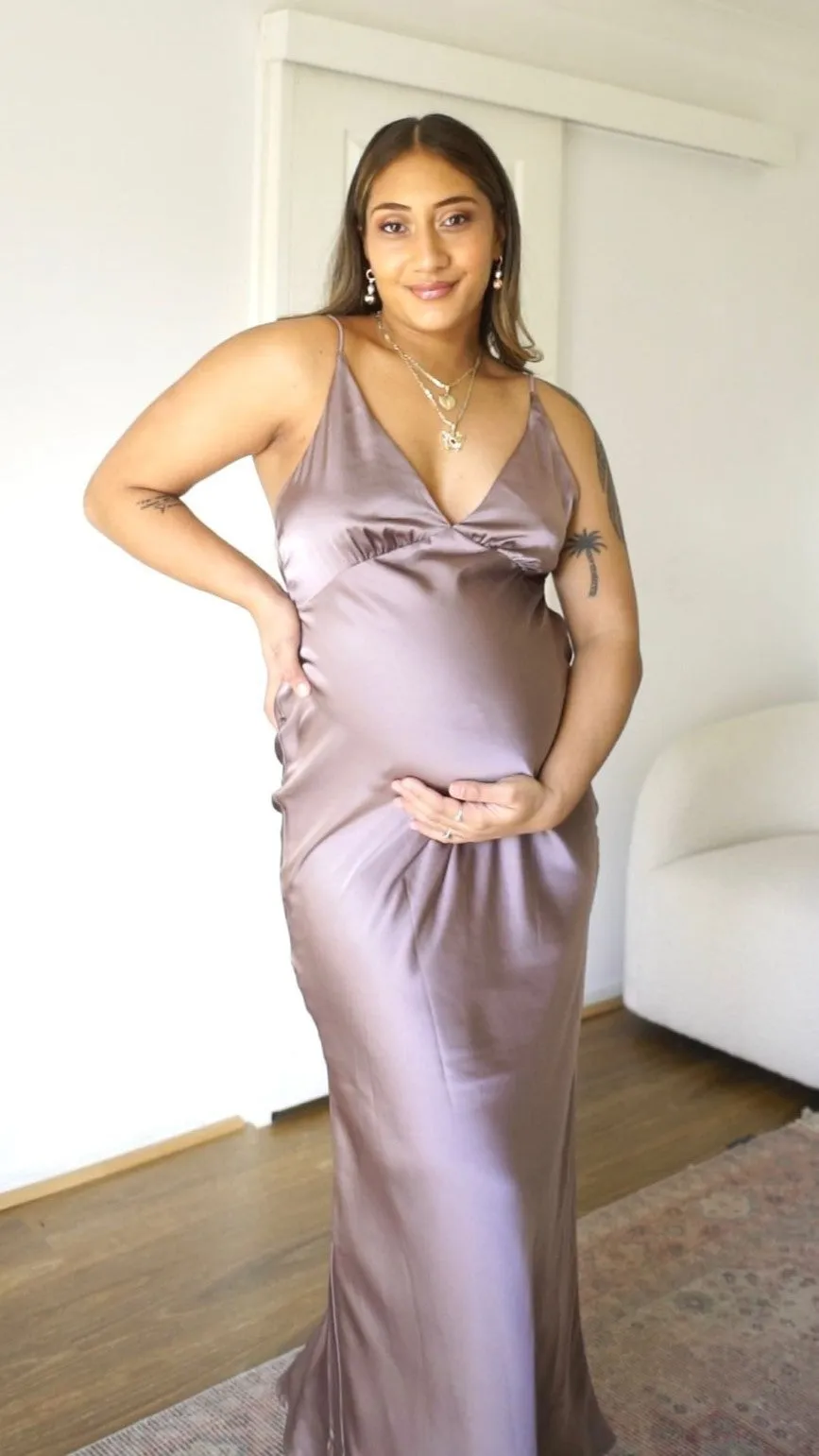 Ziah Maxi Dress - Mushroom Billy J