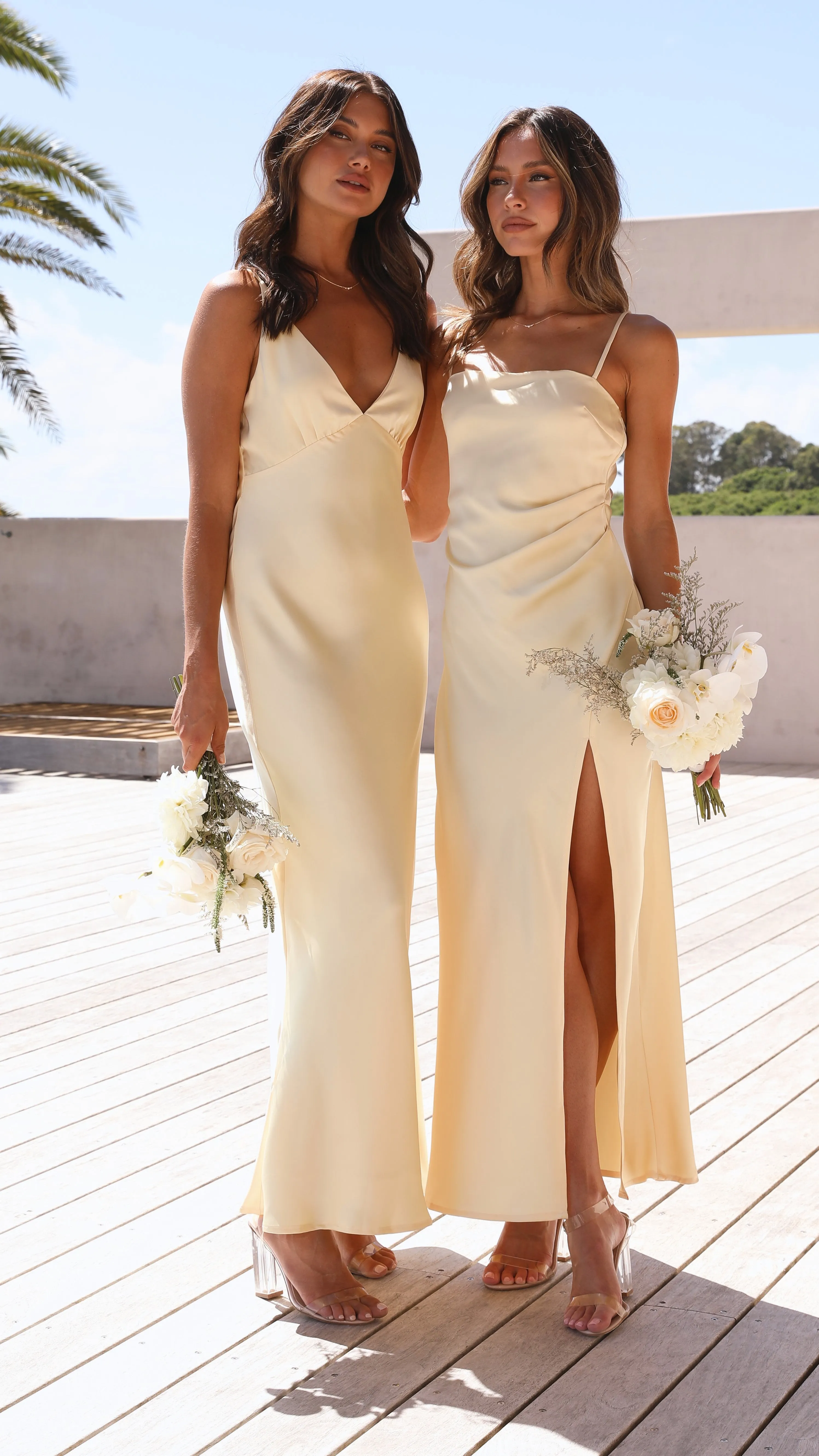 Ziah Maxi Dress - Yellow Billy J