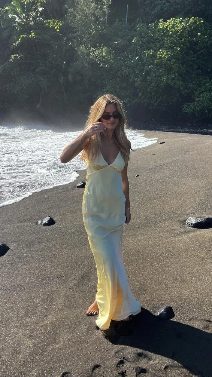 Ziah Maxi Dress - Yellow Billy J