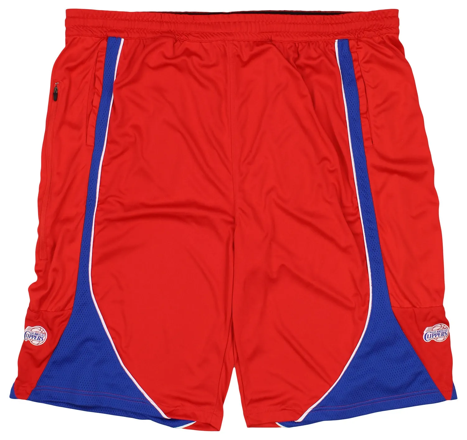 Zipway NBA Men's Big & Tall Los Angeles Clippers Basketball Team Shorts, Red