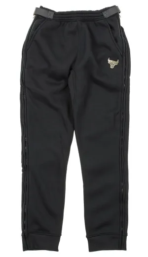 Zipway NBA Men's Chicago Bulls Gold Accent Track Pants, Black